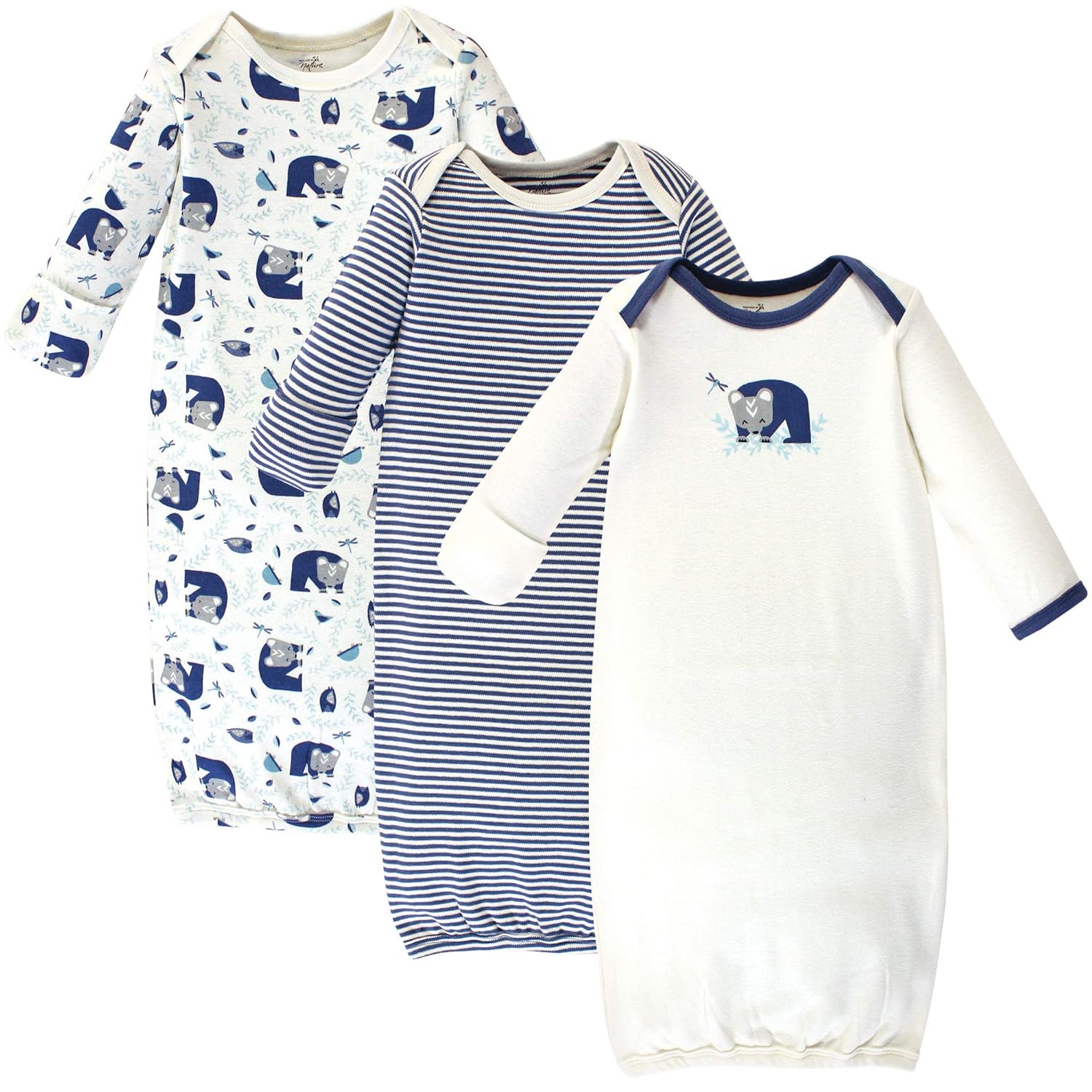 touched by nature baby gown