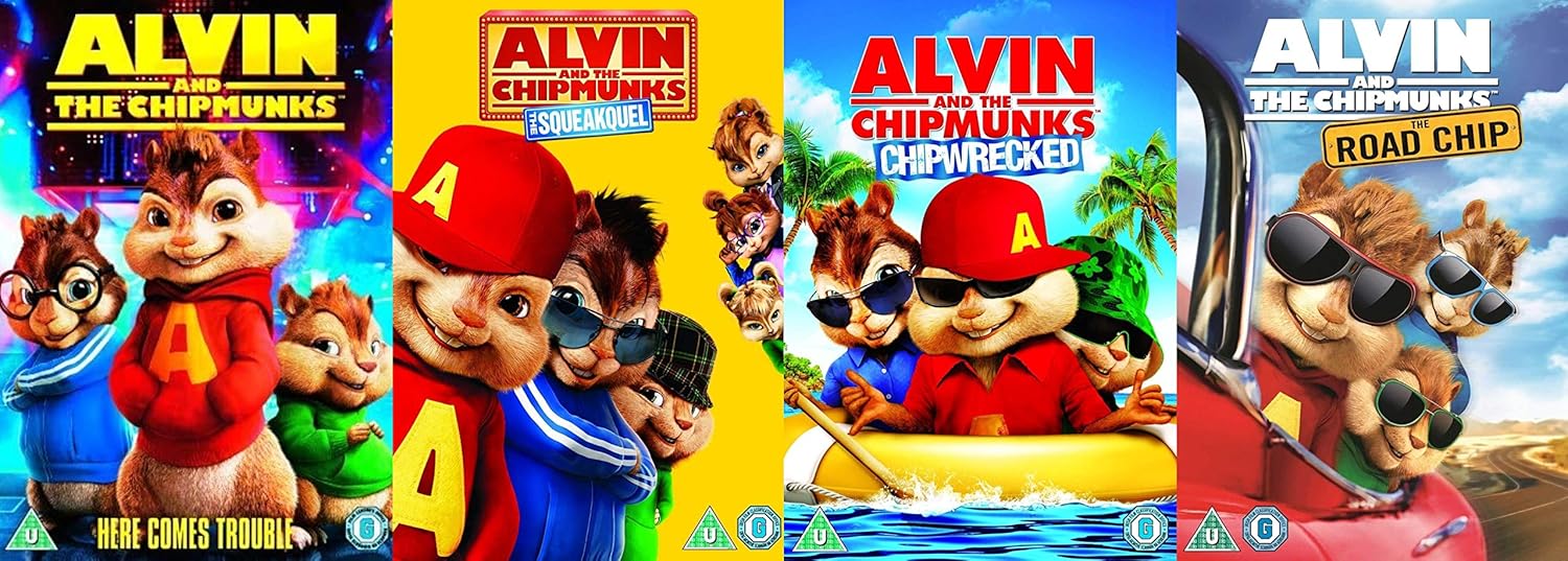 Alvin and the Chipmunks 4 Movies Collection DVD - Alvin and the ...
