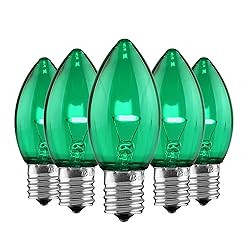 Set of 25 Holiday Lighting Outlet C9 LED Christmas