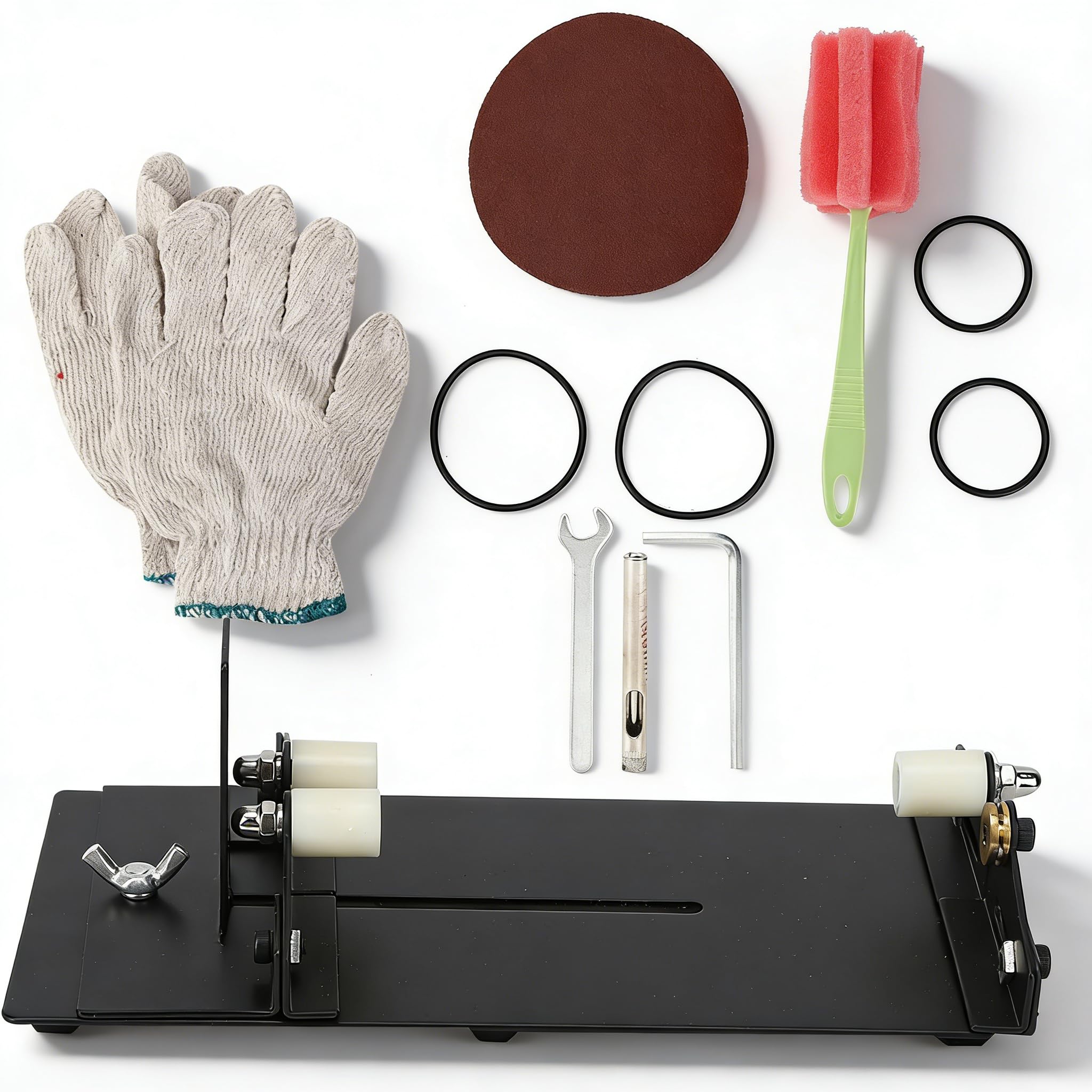 Glass Bottle Cutter Kit, Metal Bottle Cutter DIY Machine for Cutting Round and Square, Hand Wine Cutting Tool Decoration Art Craft