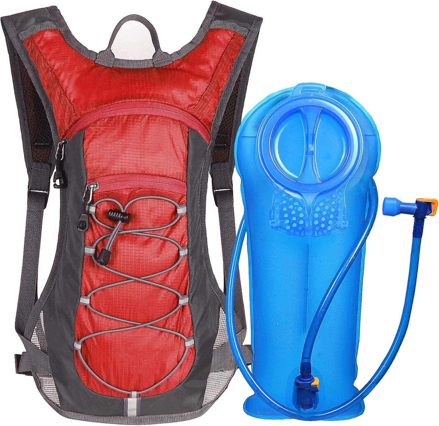 Unigear Hydration Pack Backpack with 70 oz 2L Water Bladder for Running, Hiking, Cycling, Climbing, Camping, Biking (Gray) : Sports & Outdoors