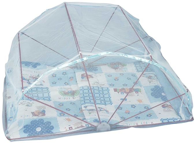 Elegant Babycare foldable Mosquito Net - Blue for Kids