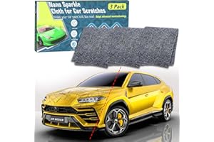 VONDER Nano Sparkle Cloth 3PCS, Nano Sparkle Cloth Scratch Remover Upgraded Nano Cloth Car Scratch Remover for Vehicles, Auto Scratch Remove, Easily Repair Car Paint Scratch, Water Spots