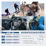 Crazy Shark Winter Thermal Gloves Windproof Water-Resistant Touch Screen view 6