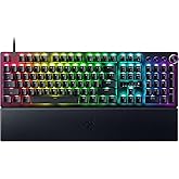 Razer Huntsman V3 Pro 8KHz Esports Gaming Keyboard: Analog Optical Switches Gen 2-8000 Hz Polling Snap Tap - Rapid Trigger - Adjustable Actuation - Media Controls - PBT Keycaps - Black