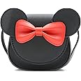 LoveWLC Cartoon Little Mouse Ear Bow Kids Crossbody Purse,Adorable Mouse Purse