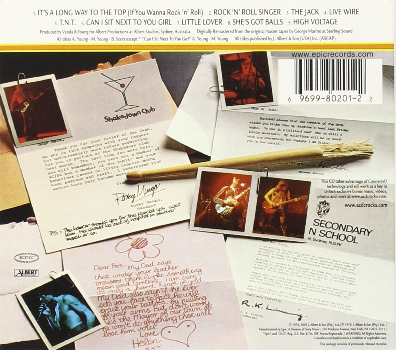 Ac Dc High Voltage Amazon Com Music