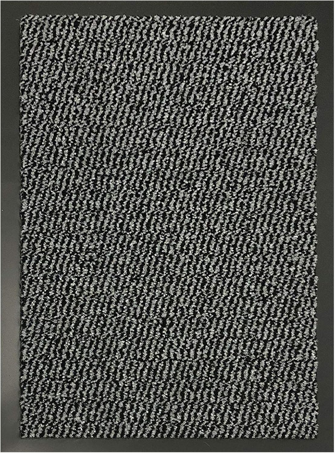 FunkyBuys Barrier Mat Large Grey/Black Door Mat Rubber Runner Barrier Mats Rug PVC Edged Heavy Duty Kitchen Mat - Image 3