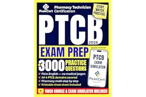 PTCB Exam Prep: 3,000+ Questions, Step-by-Step Video Course & Online Exam Simulator — The Complete Study System for Pharmacy 