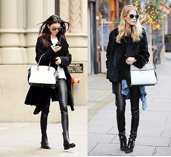 girls leather leggings