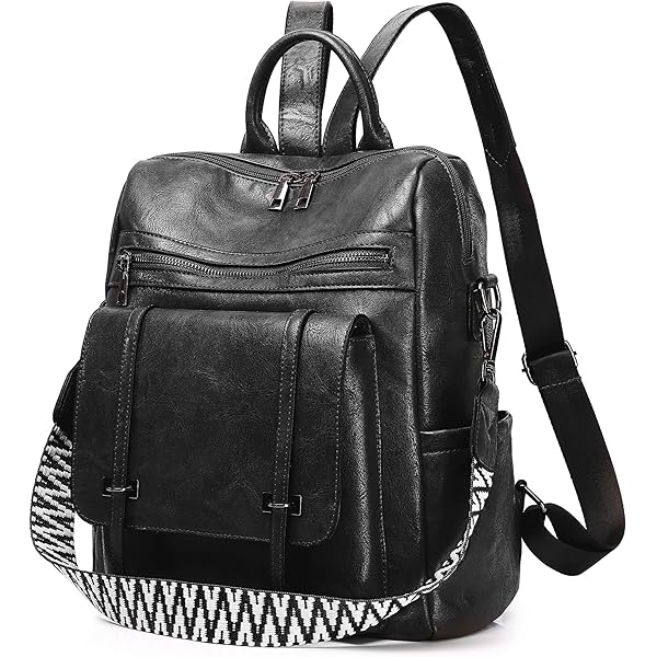 Amazon.com: Women Backpack Purse Fashion PU Leather Casual  display picture 3