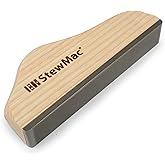 StewMac Guitar Fret Leveling File, 6" Hardwood Handle | Levels Frets on Electric and Acoustic Guitars, Nickel-Silver and Stainless-Steel Fretwire, Hardwood Handle, 6-Inch File