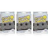 Scrub Daddy Sponge -Style Collection- Scratch-Free Scrubber for Dishes and Home, Odor Resistant, Soft in Warm Water, Firm in Cold, Deep Cleaning Kitchen and Bathroom, Dishwasher Safe, 1ct (3 Pack)