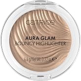 Catrice Aura Glam Bouncy Highlighter (010 | Moonlit Sand), Champagne Glow | Cream-to-Powder, Buildable 3D Shimmer Makeup for Face, Eyes and Lips; Vegan and Cruelty Free, Fragrance Free, 0.22 oz