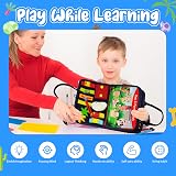 TenFans Busy Board Montessori Toy 35 Activities 3 4 5 Year Olds view 6