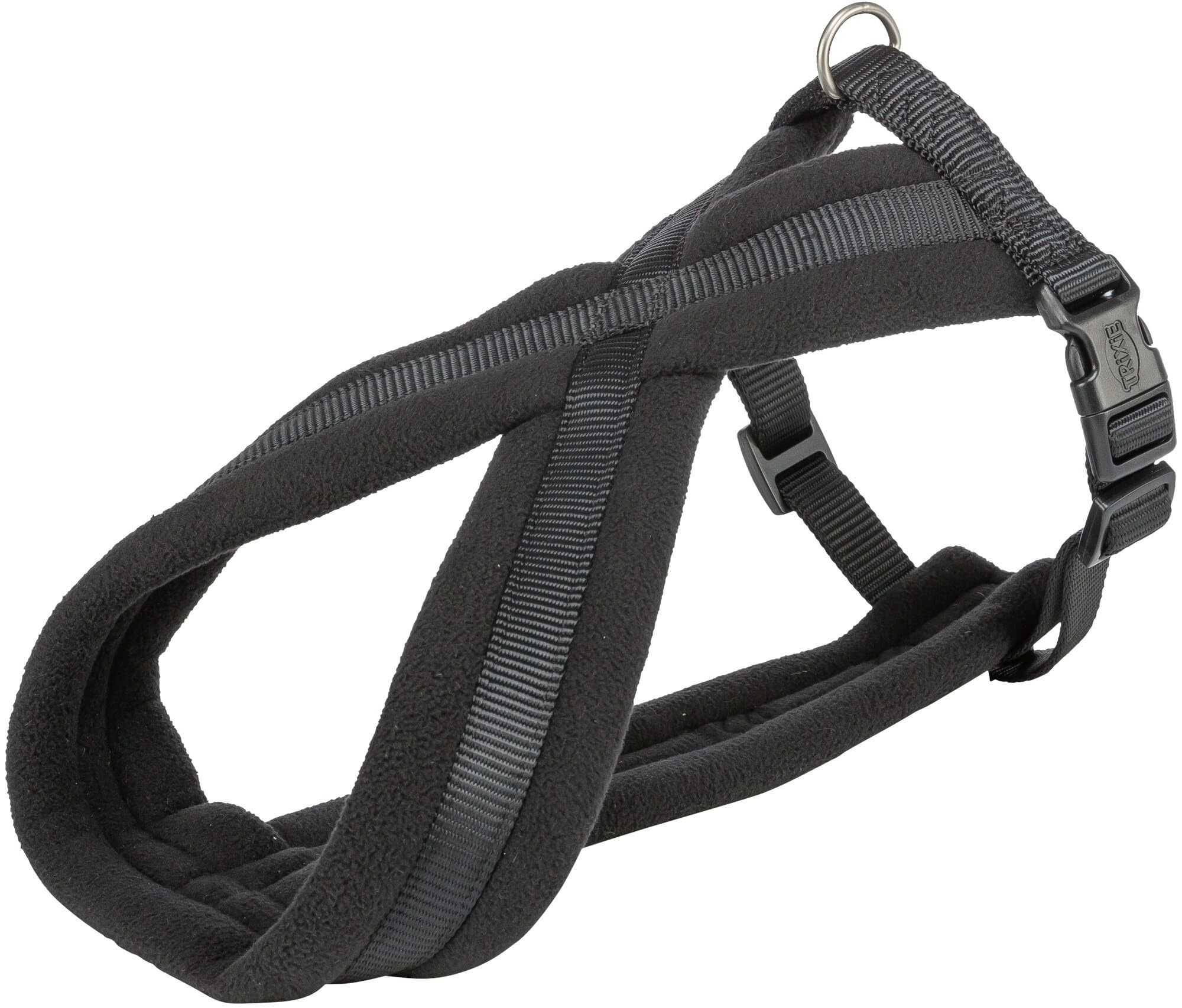 Trixie 20411 Premium Harness L 60-90 cm/ 25 mm Black