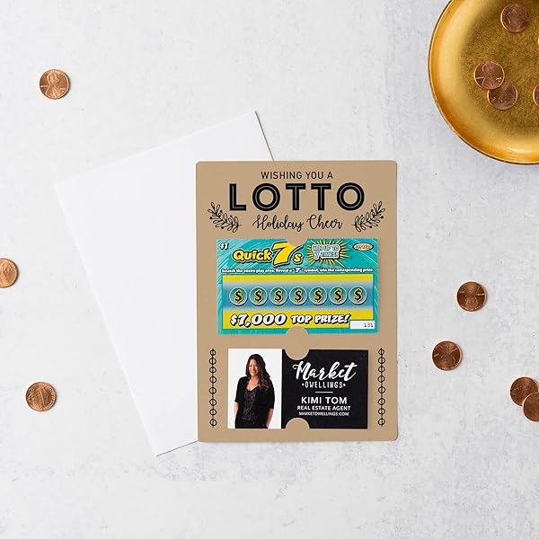 Amazon.com: Set of amazon-com-set-of-wishing-you-a-lotto-holiday-cheer-mailer-envelopes-included-m13-m002-office-products