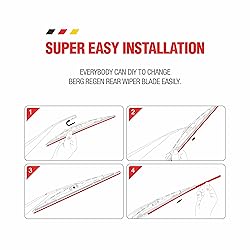 Rear Wiper Blade 10 inch Replacement For Chevrolet