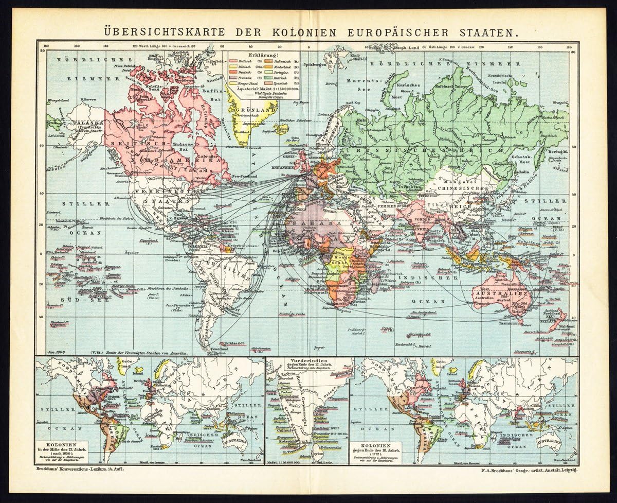 Mapa del mundo antiguo ThePrintsCollector mapa-colonias ...