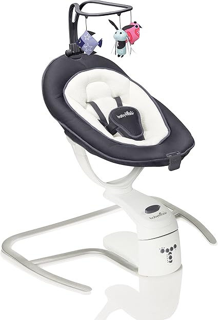 Babymoov Swoon Motion Balancelle Bebe Electrique 3 En 1 Zinc Amazon Fr Bebes Puericulture