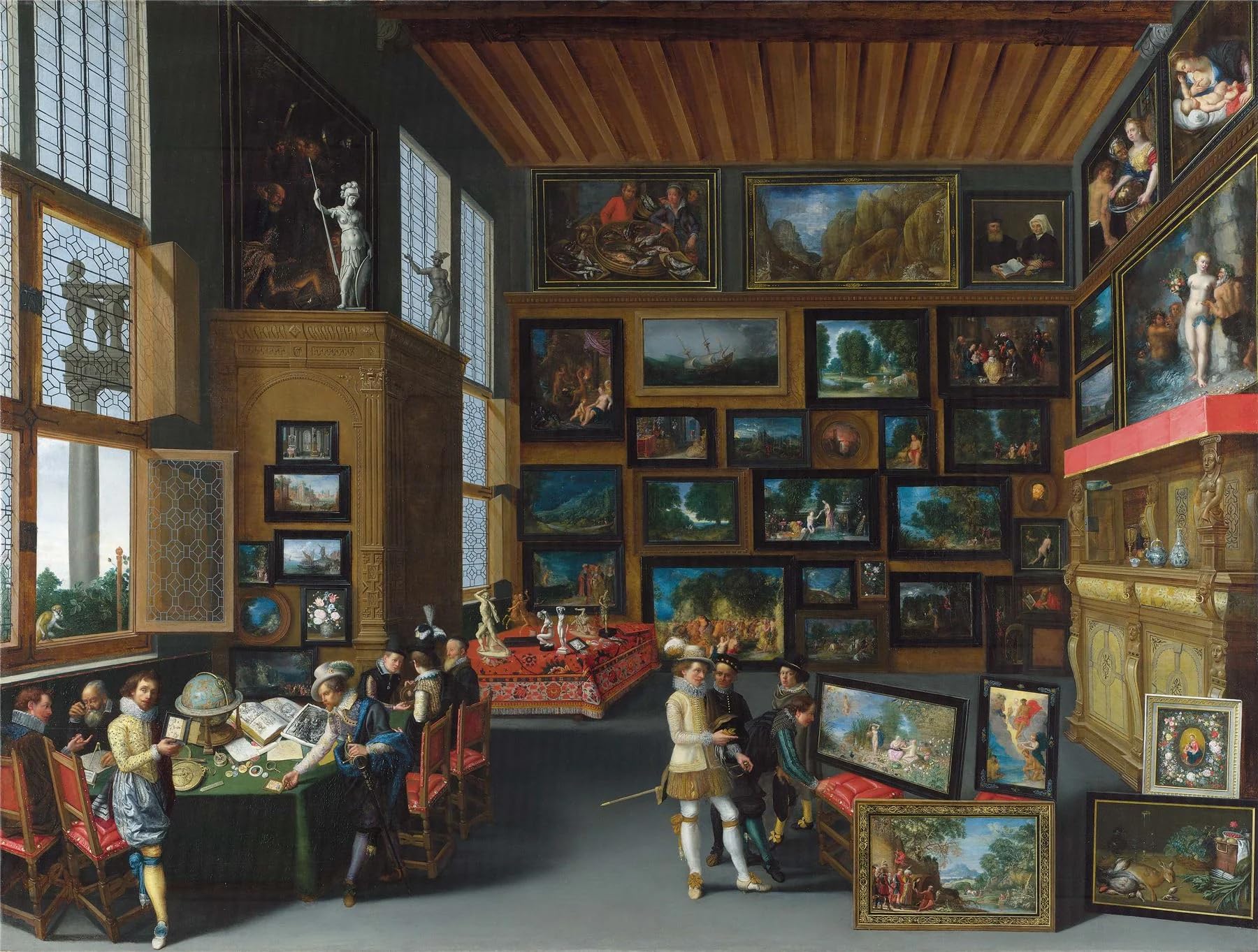 National Gallery 1000 Piece Jigsaw Puzzle - Cognoscenti in a Room hung with Pictures - Made In The UK - Incredibly Detailed - Hi-Def Image - 100% Recycled Puzzle Board