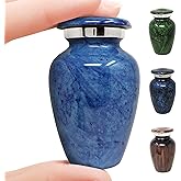 Small Cremation Urn for Human Ashes Keepsake - Miniature Memorial Urns, Personal Cremation Keepsake for Ashes, Mini Ash Holder, Elegant Tribute for Loved Ones, Compact Memorial Container