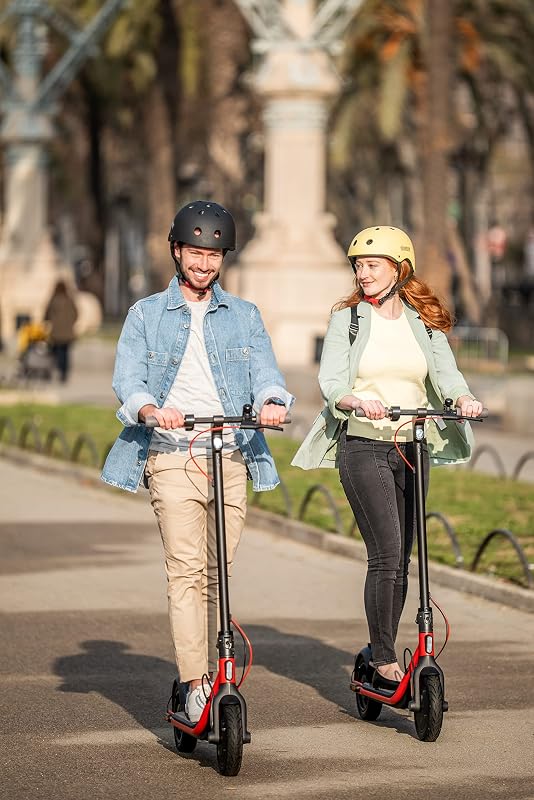 , Patinete eléctrico, modelo D38E para adultos, velocidad máxima de 25km/h, Autonomía de hasta 38km, freno delantero electrónico y freno trasero de tambor