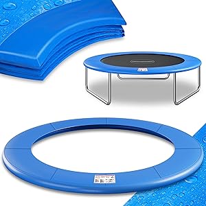 Monzana® Trampolin Randabdeckung Ø 183 244 305 366 427cm 30cm breit 100% UV-beständig reißfest wetterbeständig universell Federabdeckung Randschutz