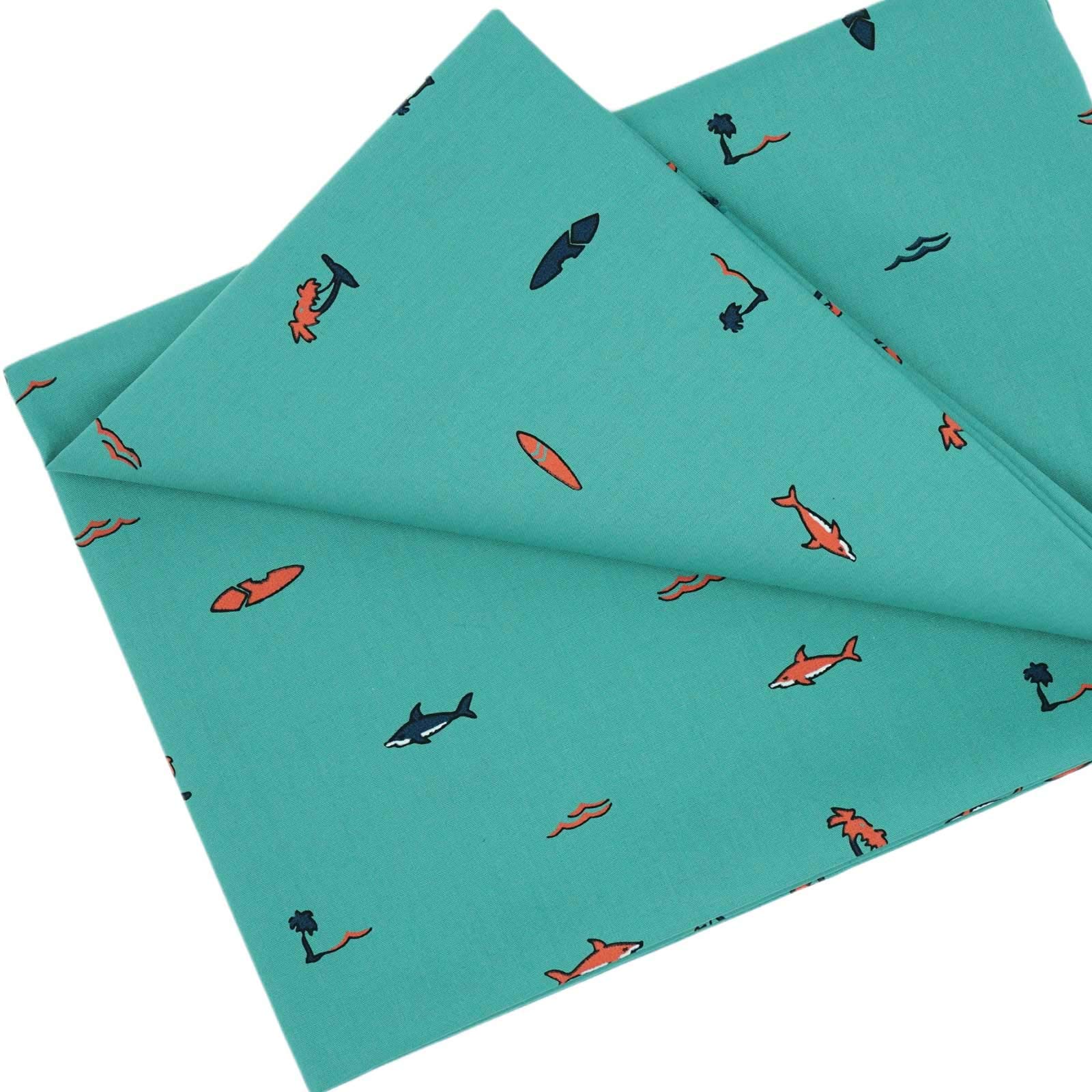 MasterFAB -Cotton Fabric 100% Cotton Poplin Fabric by The Yard for Sewing DIY Crafting Fashion Design Printed Floral Washable Cloth Bundles Voile;Full Width cuttable39 x 55inches (100x140cm)