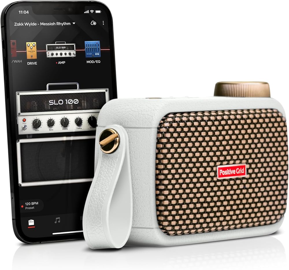 Positive Grid Spark GO 5W Ultra-Portable Guitar Amp Pearl