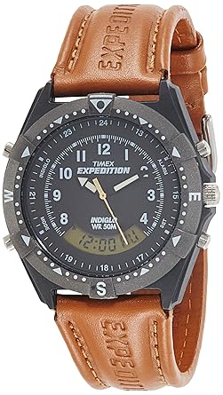 Analog-Digital Black Dial Mens Watch-TW00MF104