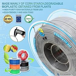 YOUSU PLA Filament 1.75mm Gray 1KG, 3D Printer
