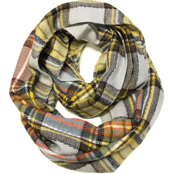 Wrapables Plaid Winter Scarf And Beanie Set – Warm Knitted Scarf & Hat For Women, Acrylic, Multiple Colors - View #4