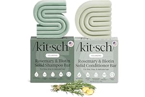 Kitsch Rosemary & Biotin Shampoo and Conditioner Set for Hair Growth - Strengthening, Thickening & Volumizing Shampoo and Con