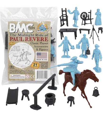 Collection De Soldats Jouets Britains - Révolution Américaine, Washington Crossing Delaware