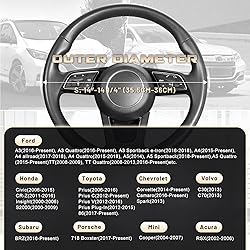 SEG Direct Car Steering Wheel Cover for Prius Civic