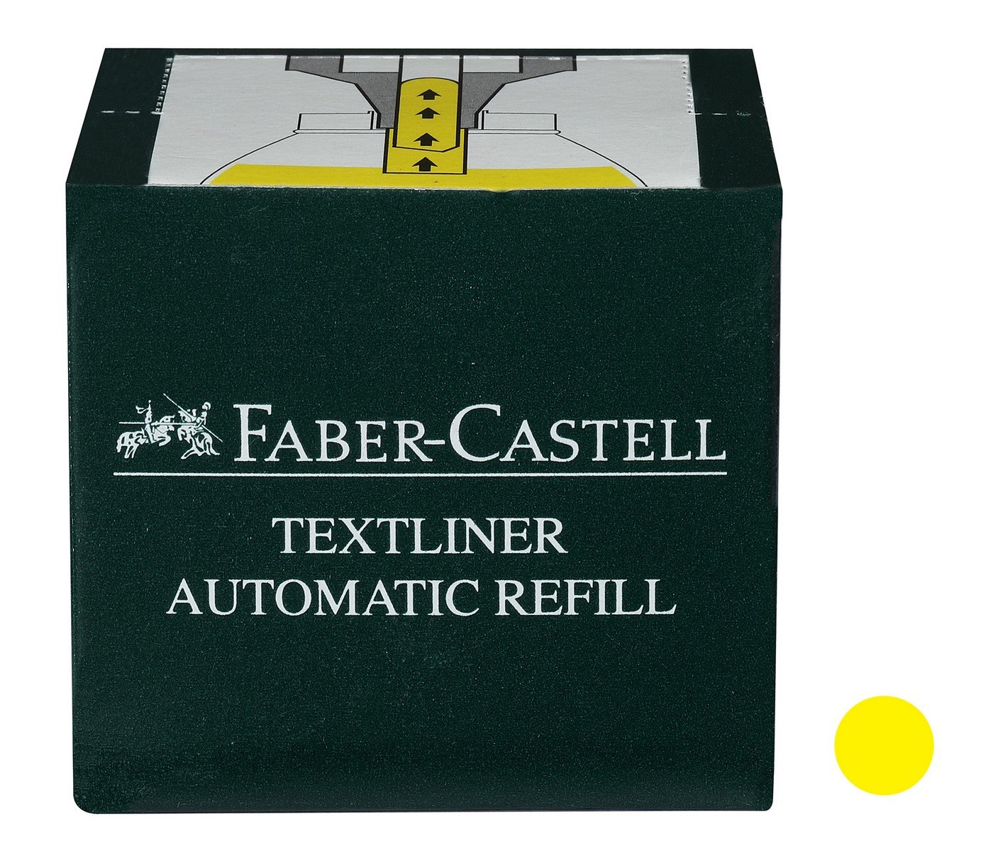 Faber Castell Textliner Refill Ink 25ml Yellow Amazon In Office Products