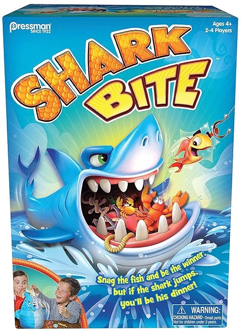 Pressman Toys Shark Bite Game 2 4 Players - 