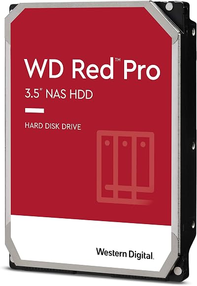 WD Red Pro 2TB NAS 3.5 inch Internal Hard Drive 7200 RPM SATA 6 Gb/s