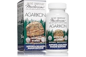 Host Defense Agarikon Capsules - Immune System Support Supplement - Mushroom Supplement to Aid Immune Functions & Cell Strength - Herbal Dietary Supplement - 60 Capsules (60 Servings)*