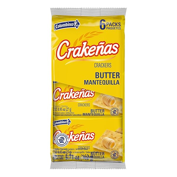 COLOMBINA BUTTER CRACKERS, SAVORY THINS CRACKENAS, 5.71 OZ