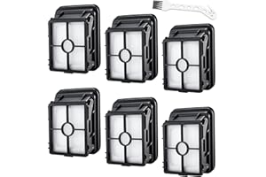 LUXRILIX Vacuum Filter Replacement for Bissell Crosswave Pet Pro and Crosswave Cordless Max 2306A 1785 1785A 2211W 2554 2590 2593 2596 Crosswave Filter 1866 Compare to Part 1608684 (6 Pack)