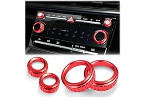 JIYOUNGSEN for 2024–2026 Hyundai Santa Fe, 2025-2026 Santa Cruz & Tucson Accessories (Excludes SE Trim) – 4PCS Aluminum Knob 