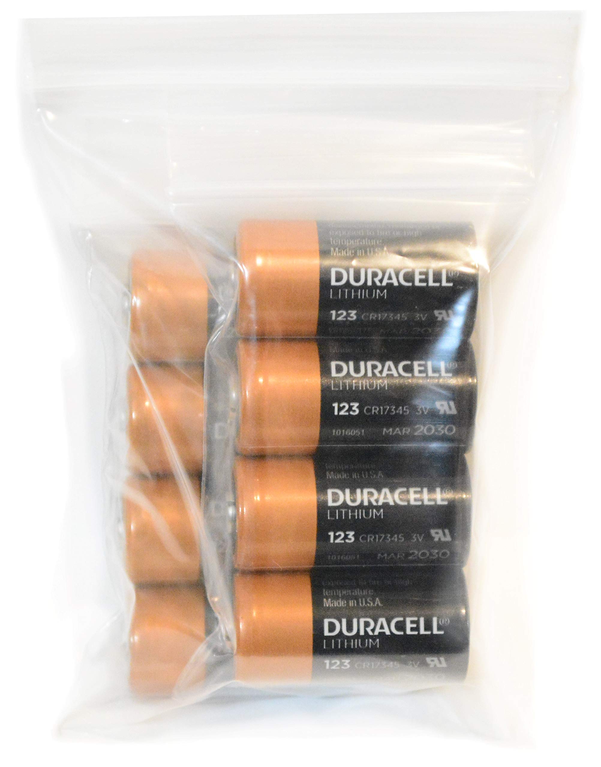 DL123A Duracell Ultra Lithium 8 Batteries-CR123A
