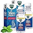 Vicks VapoSteam Medicated Liquid with Camphor, a Cough Suppressant, 8 Oz – VapoSteam Liquid Helps Relieve Coughing, for Use in Vaporizers and Humidifiers, FSA and HSA Eligible (Pack of 2)