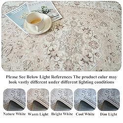 Washable 3x12 Hallway Runner Rug: Vintage Non Slip