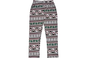 North 15 Girl's Super Cozy Minky Fleece Plaid Lounge Pants (7-14)