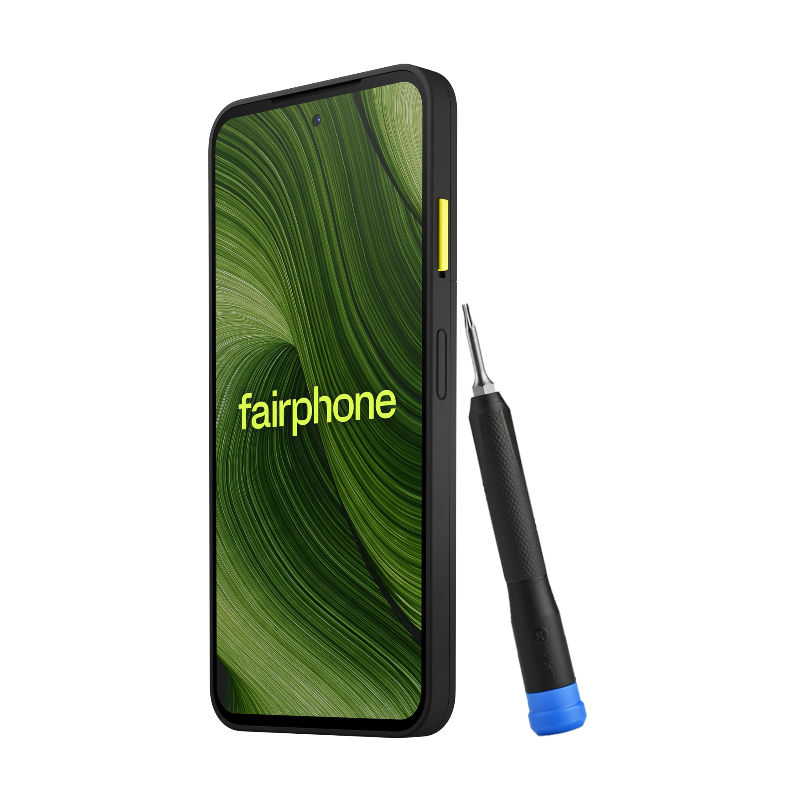 Fairphone Gen. 6 (reparierbares, nachhaltiges und langlebiges Smartphone (6,31"-Display, 50-MP-Dual-Kamera, 8GB/256GB, 4415 mAh, Android 16)) inkl. iFixit Schraubendreher 4