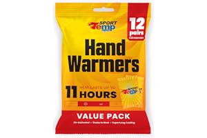 Hand Warmers - Up to 11 Hours of Heat, Super Long Lasting - Easy, All Natural - Air Activated, for Body, Hands & Toes - Odorl