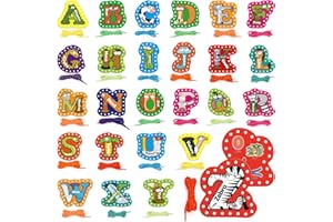 Quilinz Lacing Cards,Sewing Kit for Kids,Fine Motor Toys,Shoe Tying Practice,Alphabet Learning Toys,Classroom Must Haves,Manipulatives for Preschoolers,Preschool Learning Activities,Toddler Crafts